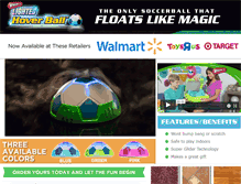 Tablet Screenshot of hoverball.com